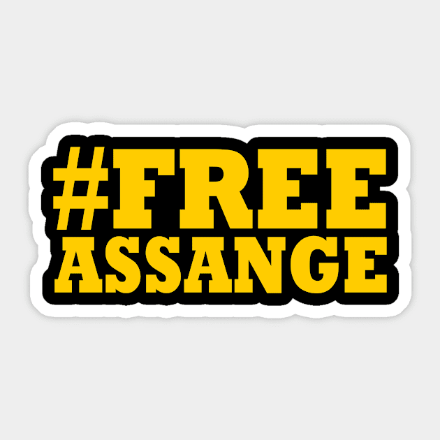 FREE ASSANGE Sticker by Milaino